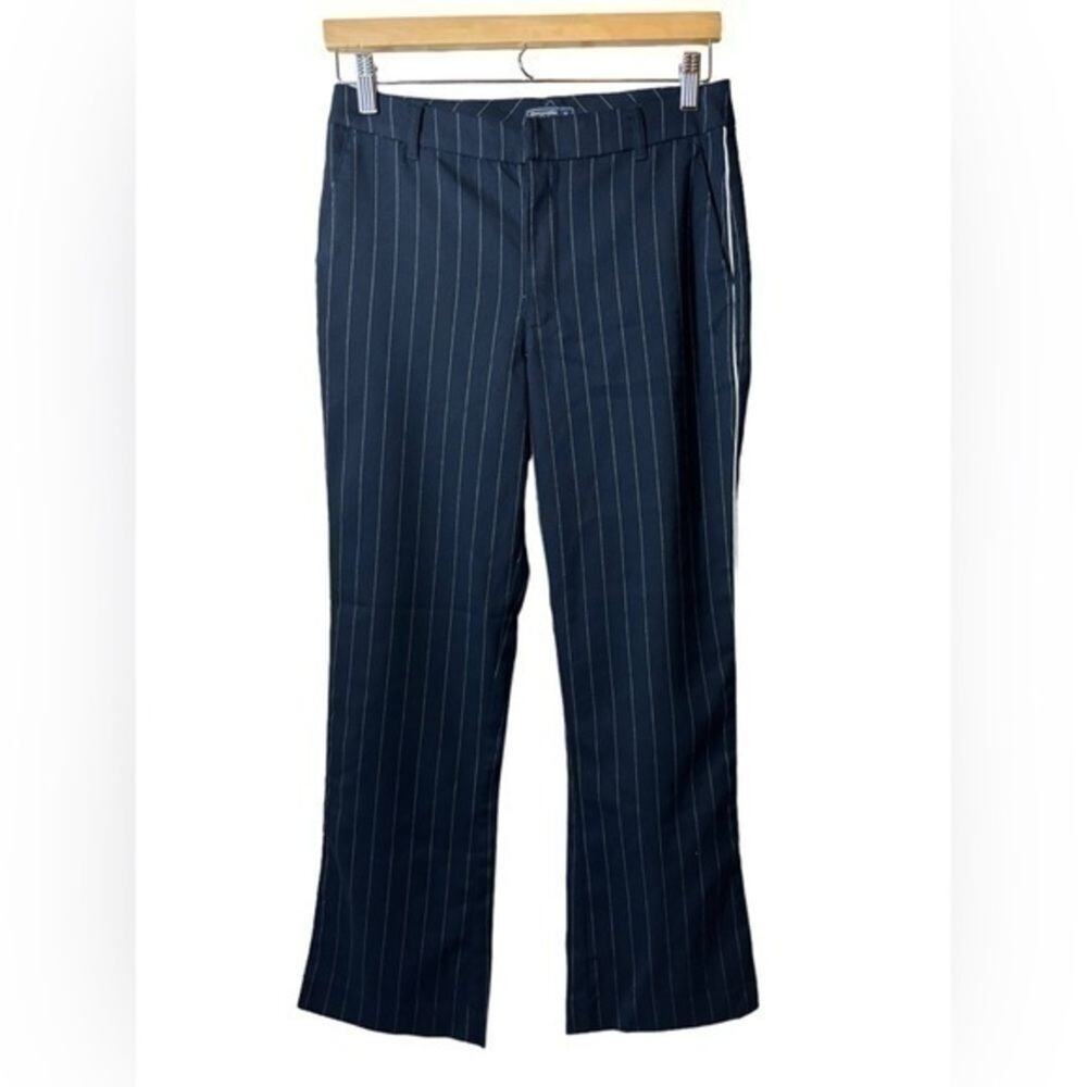 ABERCROMBIE & FITCH pinstripe navy pants trousers small